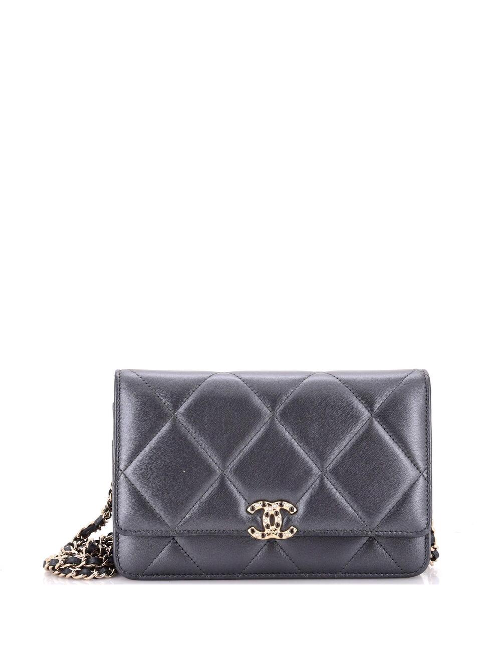 Chanel Resin Pearl Cc Wallet On Chain #371101C46B